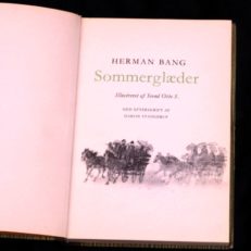 Herman Bang, Sommerglæder