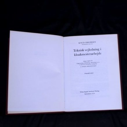 Knud Erichsen, Teknisk vejledning i kloakmesterarbejde - Image 2