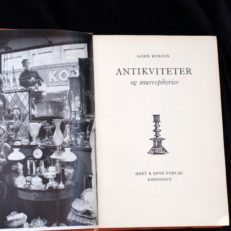 Gorm Benzon, Antikviteter og snurrepiberier