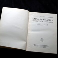 Th. Heltoft,  Smaa biografier