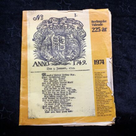 Berlingske Tidende, 225 år 1749 - 1974