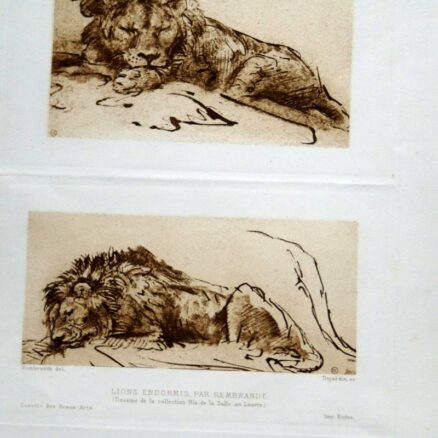 Franske tryk, 3 stk - Image 4