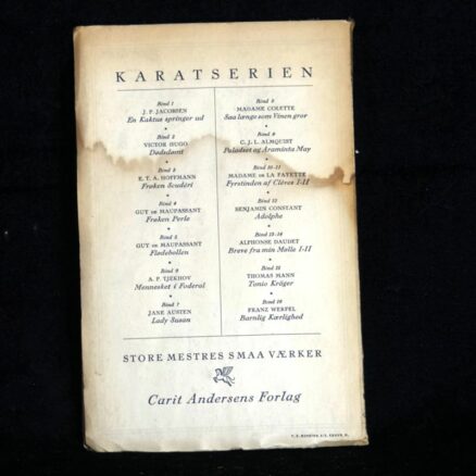 Franz Werfel, Barnlig Kærlighed - Image 3
