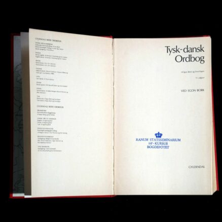Egon Bork, Tysk-Dansk Ordbog - Image 2
