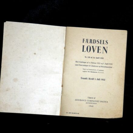 Ove Rasmussen, Færdsel loven 1932 - Image 2