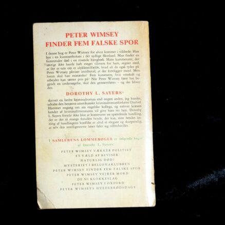 Dorothy L. Sayers, Peter Wimsey finder fem falske spor - Image 3