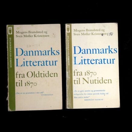 Mogens brøndsted,  Danmarks litteratur 1-2