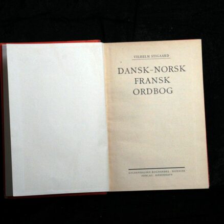 Vilhelm Stigaard, Dansk-Norsk Fransk ordbog - Image 2