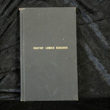Chapins' Lumber Reckoner - 1883