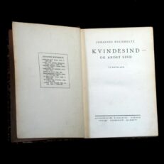 Johannes Buchholtz, Kvindesind - og andet sind