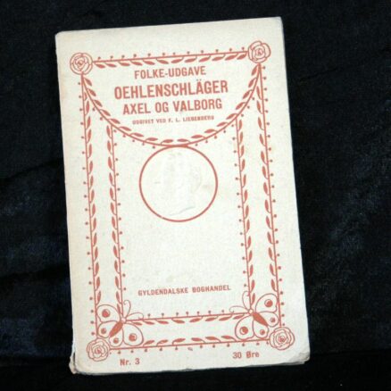 Adam Oehlenschläger, Axel og Valborg