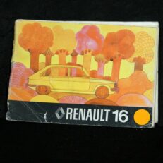 Renault 16, Instruktionsbog