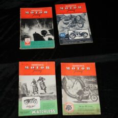 Skandinavisk Motorjournal,  4 numre fra 1951/53/54