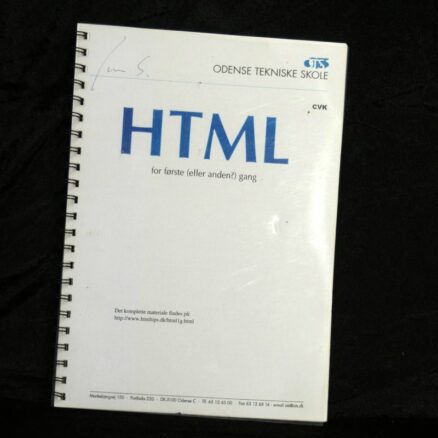 HTML, for første (eller anden) gang