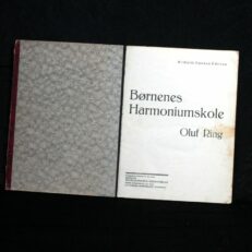Oluf Ring, Børnenes Harmoniumskole