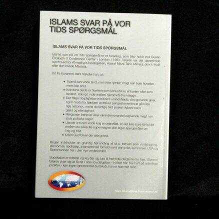 Hazrat Mirza Tahir Ahmad,  Islams svar på vor tids spørgsmål - Image 3