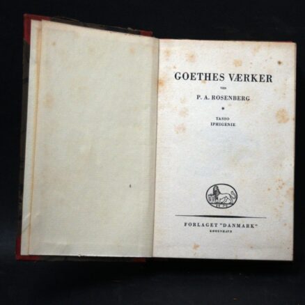 Goethes værker, Tasso - Iphigenie - Image 2