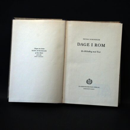 Peter  Schindler, Dage i Rom - Image 2