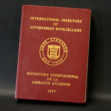 International directory of antiquarian booksellers