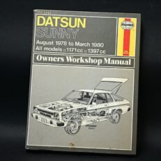 Haynes, Datsun Sunny - Aug 1978 to March 1980 - alle modeller