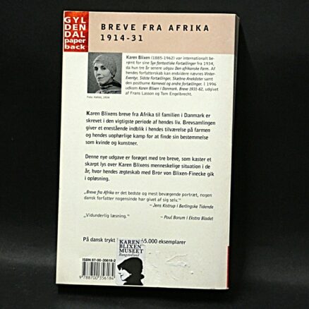 Karen Blixen, Breve Fra Afrika -  1914-31 - Image 3