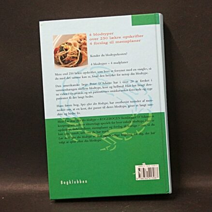 Peter J. D'Adamo, Lav mad efter din blodtype - kogebogen - Image 3