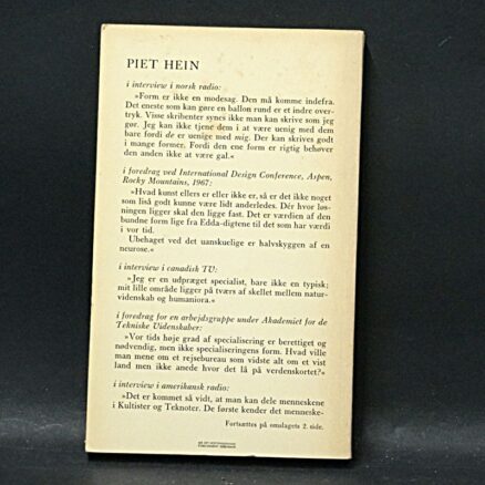 Piet Hein, Lad os blive mennesker - Image 3