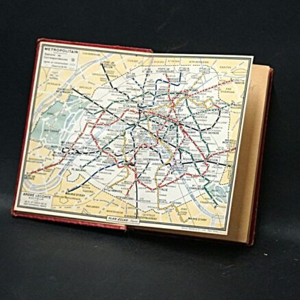 Plan Commode de Paris - Rues & Monuments. Autobus & Tramways Métropolitain. - Image 4