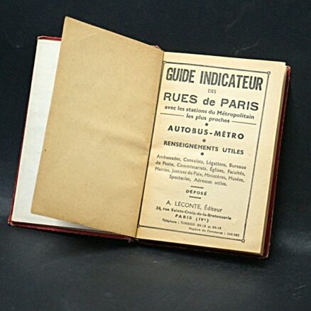 Plan Commode de Paris - Rues & Monuments. Autobus & Tramways Métropolitain. - Image 3