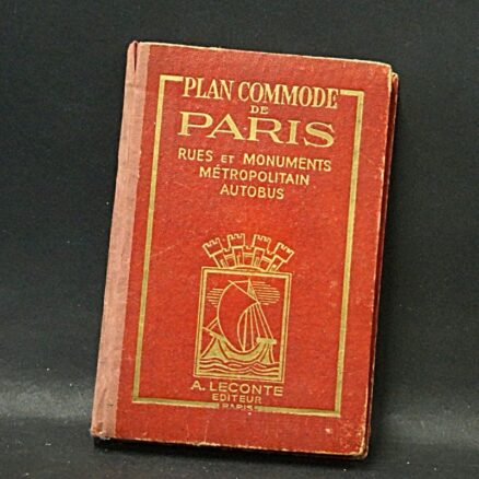 Plan Commode de Paris - Rues & Monuments. Autobus & Tramways Métropolitain.