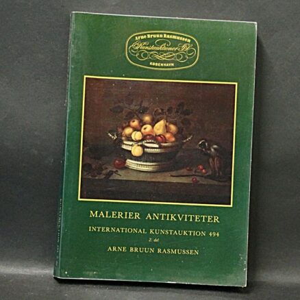 Bruun Rasmussen, Malerier Antikviteter – katalog 494 (2. del)