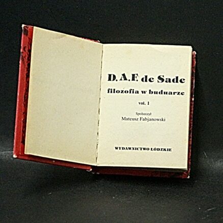 Donatien Alphonse François de Sade, Filozofia w buduarze - vol 1 Miniature - Image 2