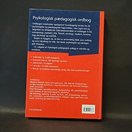 Mogens Hansen, Psykologisk-pædagogisk ordbog - Image 3